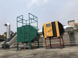 東鴻環境虎門注塑機廢氣處理項目完工，獲得客戶滿意好評！