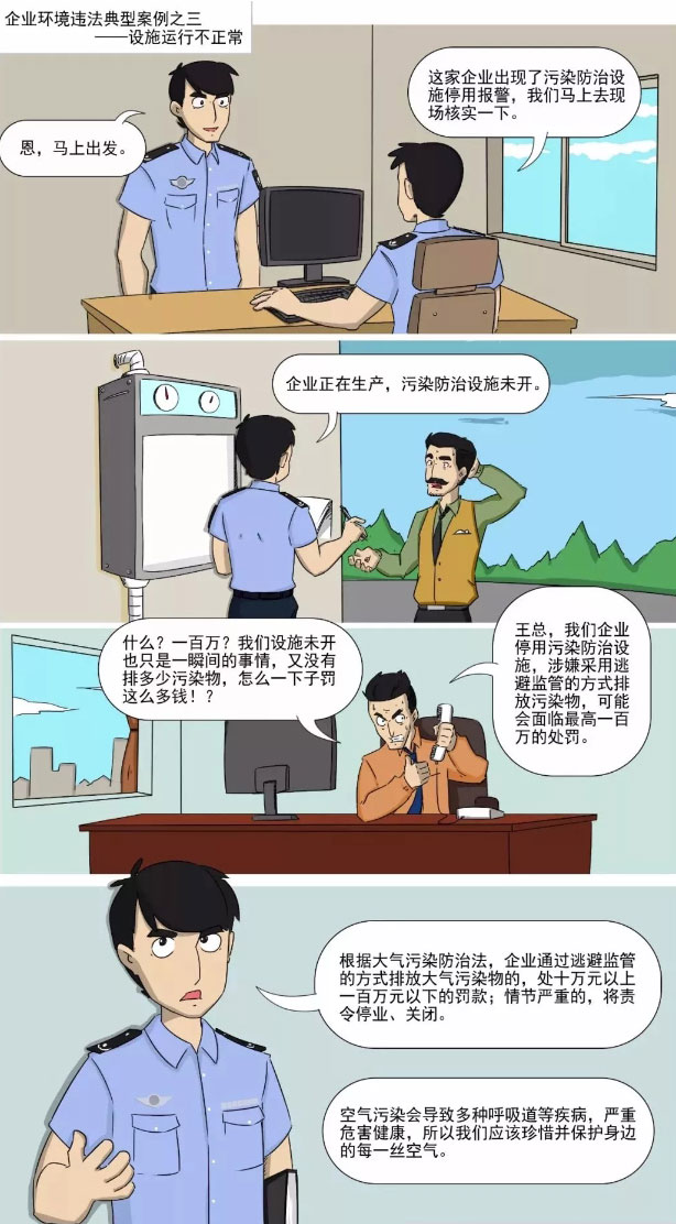 企業(yè)工廠環(huán)境違法典型案例之——超設施運行不正常 企業(yè)工廠環(huán)境違法典型案例之——超設施運行不正常